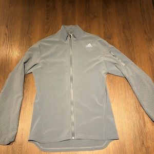 light blue adidas track jacket